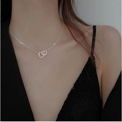 Two Hearts Necklace